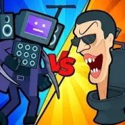 Merge War: Skibydy vs Kamera (Взлом много денег)